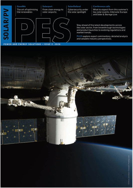 PES Solar Titelbild Ausgabe 2-2026